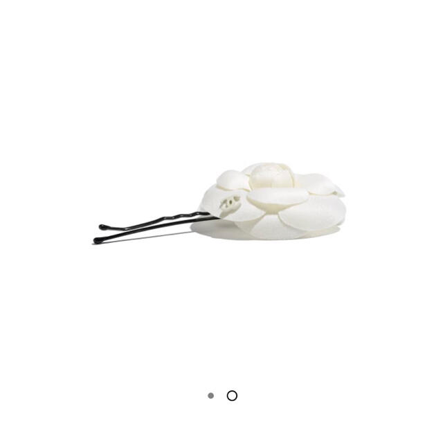 CHANEL - CHANEL❤️激レア💙CCマークカメリア❤️ヘアピン CHANEL - CHANEL❤️激レア💙CCマークカメリア❤️ヘアピン