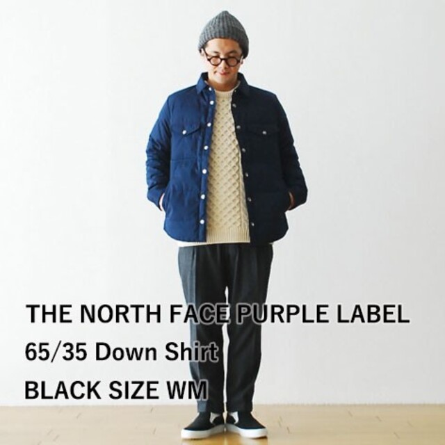 THE NORTH FACE PURPLE LABEL　ダウンシャツ　サイズWM | フリマアプリ ラクマ