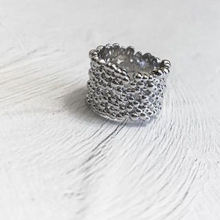 ビューティアンドユースユナイテッドアローズ(BEAUTY&YOUTH UNITED ARROWS)のWide grain silver ring No.734(リング(指輪))