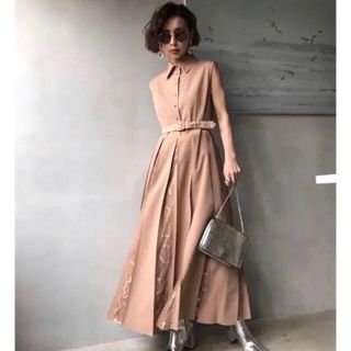 アメリヴィンテージ リブニット マキシワンピース/ロングワンピース