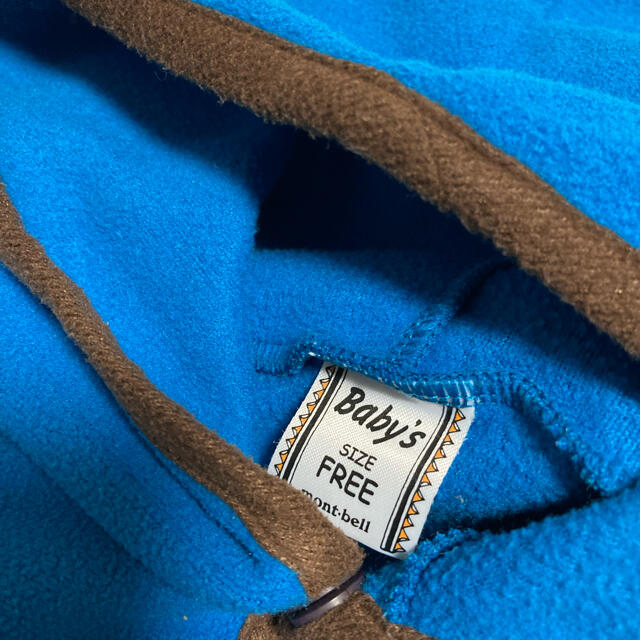 mont bell(モンベル)の《mont-bell》フリース　ポンチョ　マント キッズ/ベビー/マタニティのベビー服(~85cm)(ジャケット/コート)の商品写真
