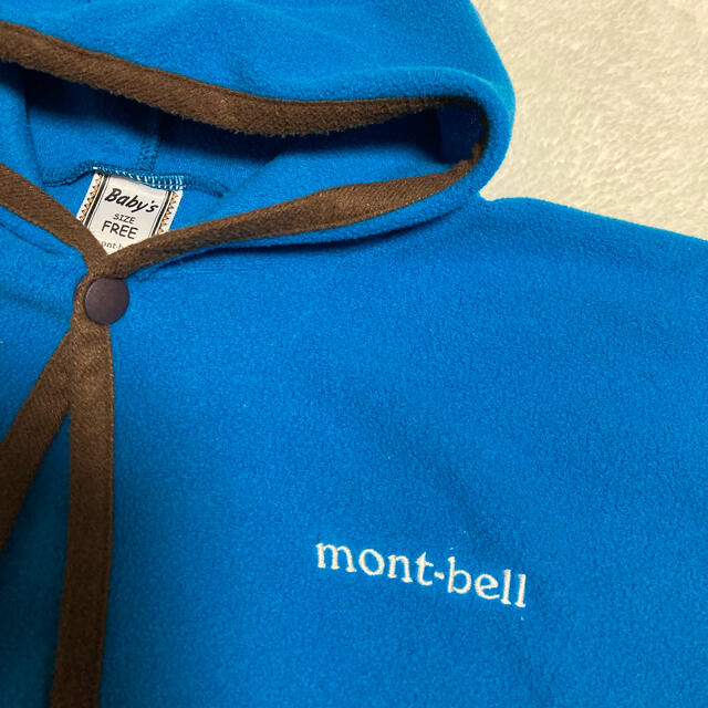 mont bell(モンベル)の《mont-bell》フリース　ポンチョ　マント キッズ/ベビー/マタニティのベビー服(~85cm)(ジャケット/コート)の商品写真