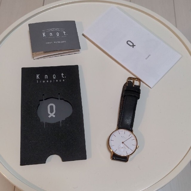 KNOT(ノット)のknot CS-36RGWH & TT-16BKRG メンズの時計(腕時計(アナログ))の商品写真