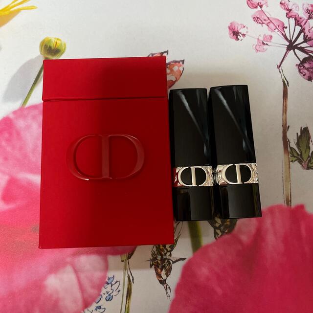 Dior(ディオール)の新品未使用【Dior】ノベルティリップセット コスメ/美容のベースメイク/化粧品(口紅)の商品写真