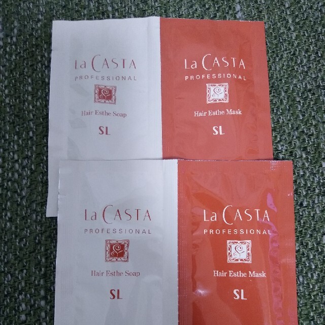 La CASTA(ラカスタ)のLa Casta Hair Esthe Soap and Mask サンプル コスメ/美容のヘアケア/スタイリング(トリートメント)の商品写真