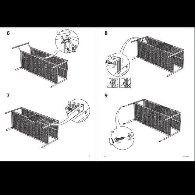 IKEA(イケア)の【新商品】イケア　ＩＫＥＡ　テレビ台,　メタル/ホワイト　　★新品・送料込み インテリア/住まい/日用品の収納家具(リビング収納)の商品写真