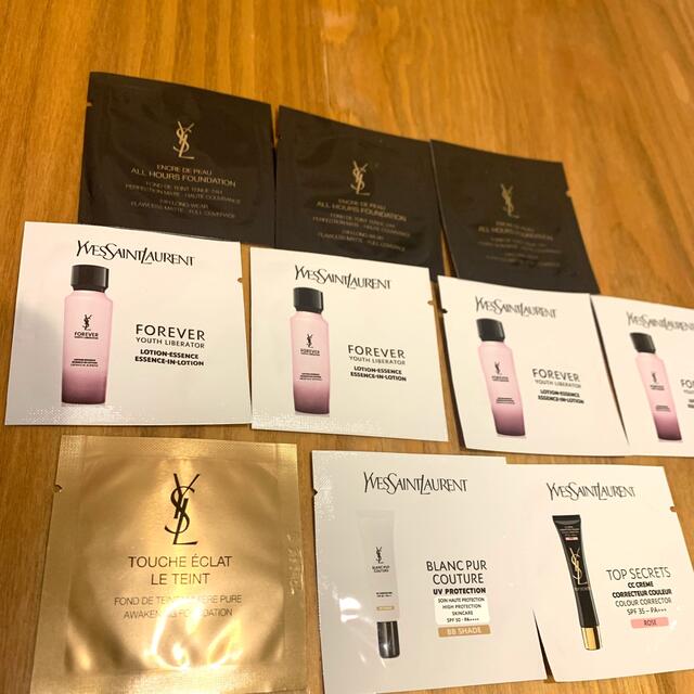 Yves Saint Laurent Beaute(イヴサンローランボーテ)のイブサンローラン 化粧品サンプル  10点 コスメ/美容のベースメイク/化粧品(ファンデーション)の商品写真