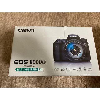 一眼レフカメラ canon EOS 8000D (w) 箱付き