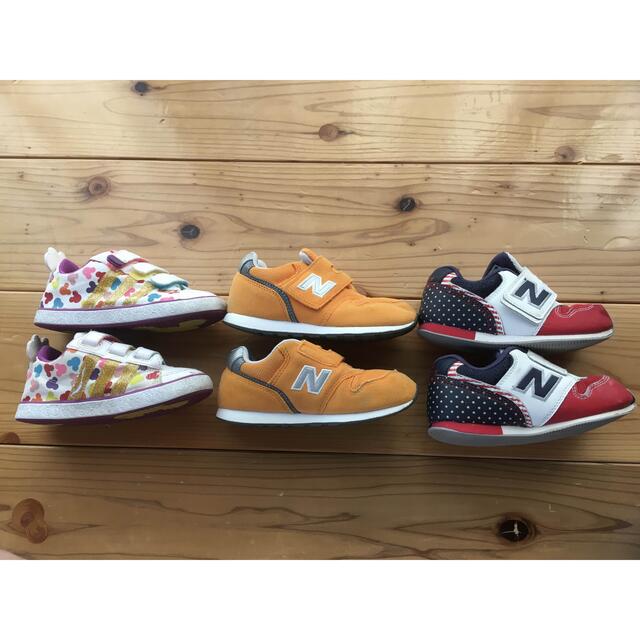 New Balance(ニューバランス)のゆんさん専用 キッズ/ベビー/マタニティのキッズ靴/シューズ(15cm~)(スニーカー)の商品写真