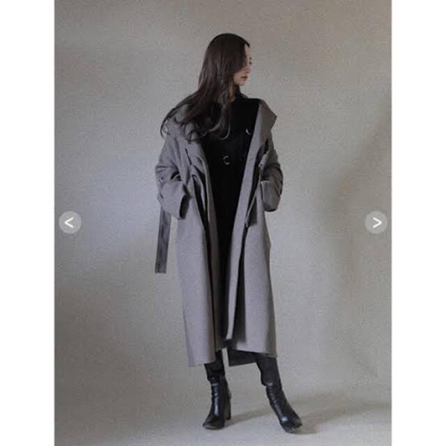 meltthelady wing collar trench coat blue