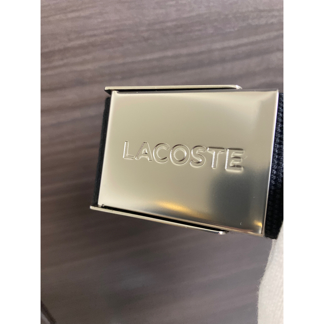 LACOSTE(ラコステ)のLACOSTE / ラコステ　L.12.12 布ベルト　ガチャベルト　110 メンズのファッション小物(ベルト)の商品写真