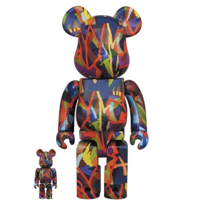 MEDICOMTOYPLUS【値下価格】BE@RBRICK KAWS TENSION 100% & 400%