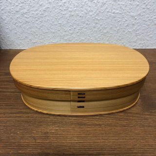 大館工芸社　曲げわっぱ　小判弁当　(弁当用品)