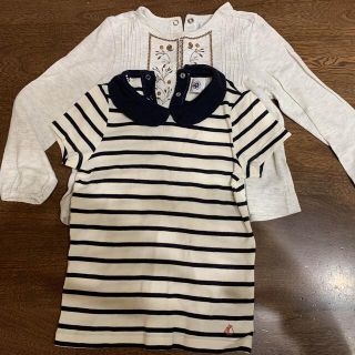 プチバトー(PETIT BATEAU)のプチバトー　まとめ売り　5ans/110cm 長袖と半袖Tシャツセット(Tシャツ/カットソー)