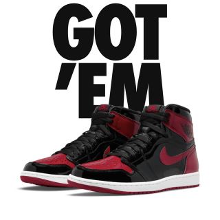 Air Jordan 1 High OG "Bred Patent"  27cm(スニーカー)