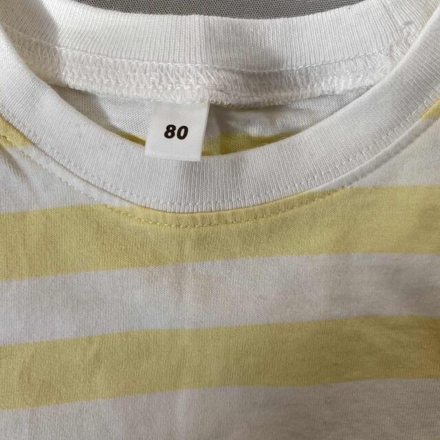 MUJI (無印良品)(ムジルシリョウヒン)の子供服　Tシャツ　無印良品 キッズ/ベビー/マタニティのベビー服(~85cm)(Ｔシャツ)の商品写真