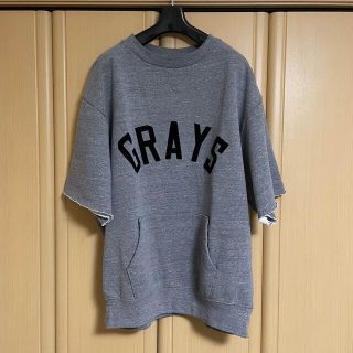 フィアオブゴッド  SEVENTH COLLECTION GRAYSハーフスリーブカットオフスウェット メンズ XL