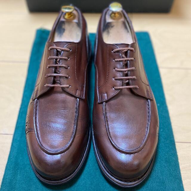 Paraboot(パラブーツ)のparaboot  Uチップ　シャンボード　ブラウン　7ハーフF メンズの靴/シューズ(ドレス/ビジネス)の商品写真