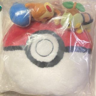 ポケモン(ポケモン)のポケモン 一番くじ A賞 みんなで一緒にゲームクッション(キャラクターグッズ)