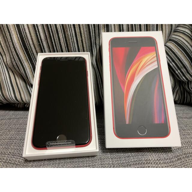 iPhone SE 第2世代 64GB RED(SIMロック解除済/AU版)64GBSIM情報