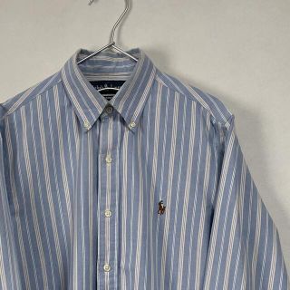 ラルフローレン(Ralph Lauren)の古着 90s POLO Ralph Lauren 長袖 BD ストライプ シャツ(シャツ)