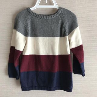 エイチアンドエム(H&M)の◎ベビー80cm◎ H&M バイカラー ニット(ニット/セーター)