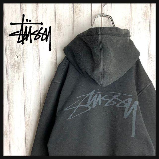 STUSSY - 【即完売モデル】ステューシー☆人気バッグプリント パーカー