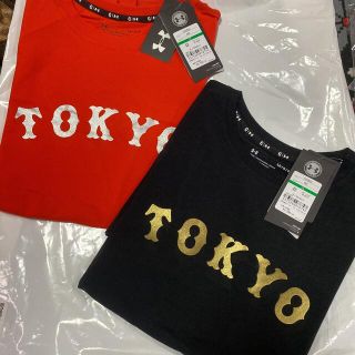 アンダーアーマー(UNDER ARMOUR)の新品　ジャイアンツ　アンダーアーマー  Tシャツ　Lサイズ　2枚セット(応援グッズ)