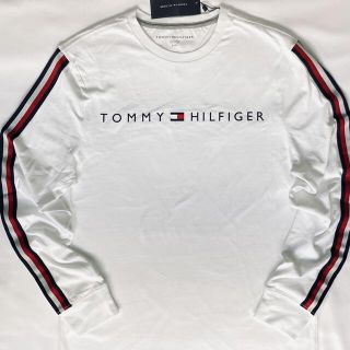 トミーヒルフィガー(TOMMY HILFIGER)の日本未入荷★トミー フィルフィガー ロゴ ロング スリーブ Tシャツ US/L(Tシャツ/カットソー(七分/長袖))