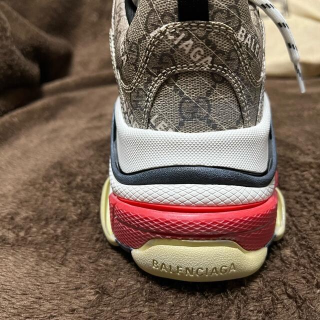 Gucci(グッチ)のGUCCI BALENCIAGA レア  Triple S”トリプルS正規購入品 メンズの靴/シューズ(スニーカー)の商品写真