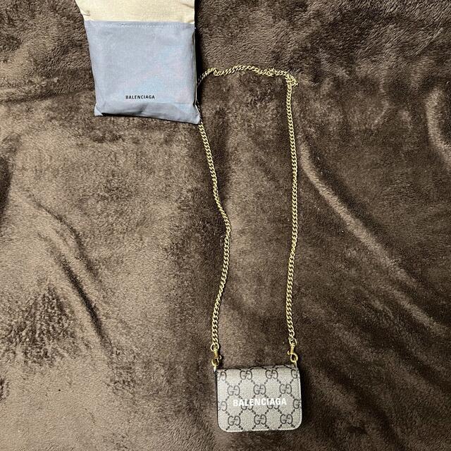 GUCCI - GUCCI BALENCIAGA レア チェーン付き ウォレット正規店 GUCCI - GUCCI BALENCIAGA レア チェーン付き ウォレット正規店