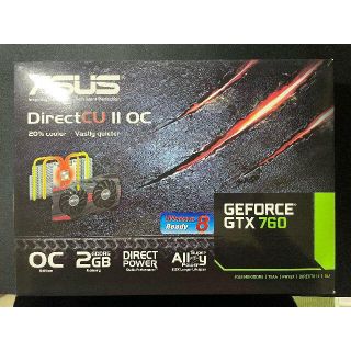 エイスース(ASUS)の即購入可 ASUS GTX760 DC2OC-2GD5 グラボ(PCパーツ)