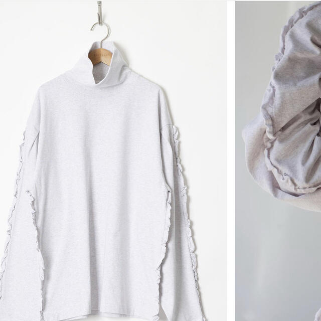 RUFFLE RUFFLE HIGH-NECK L/S TOPS