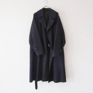 コモリ(COMOLI)のcomoli ウールサージタイロッケンコート 18AW コモリ サイズ1(チェスターコート)