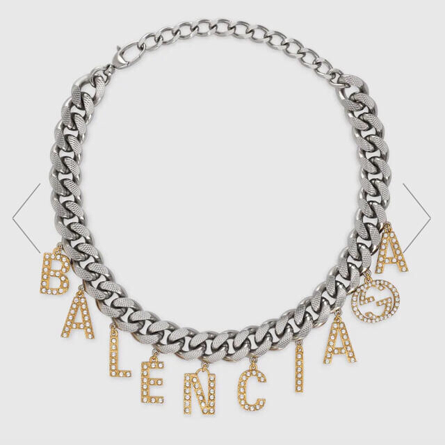 Gucci(グッチ)のGUCCI BALENCIAGA 激レア名品 スクリプトチョーカー 正規店購入品 メンズのアクセサリー(ネックレス)の商品写真