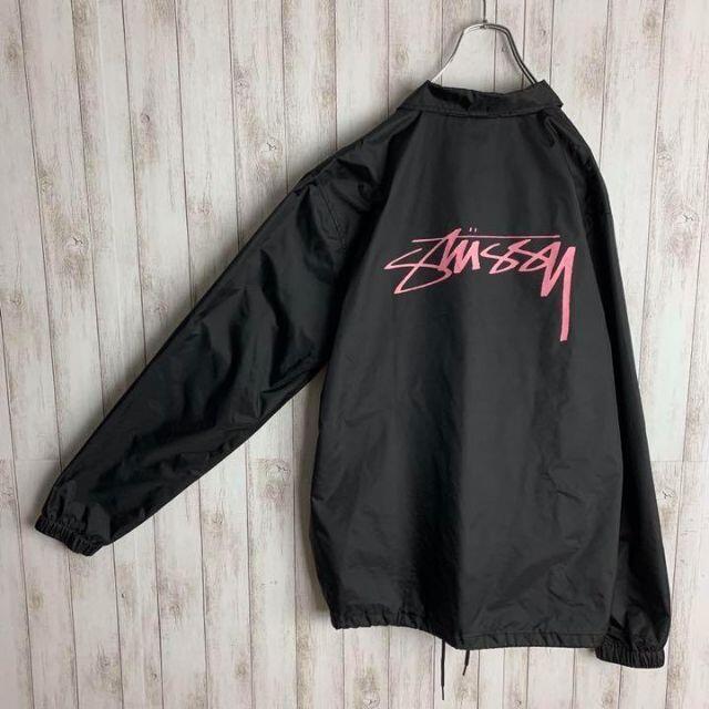 【早い者勝ち】stussy ステューシー コーチジャケット Sサイズ 刺繍ロゴ