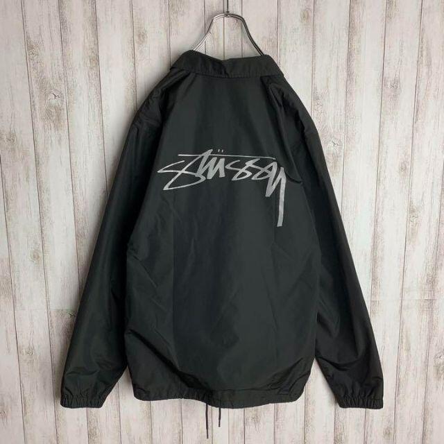 美品】Stussy ステューシー バックプリント コーチジャケット専用は