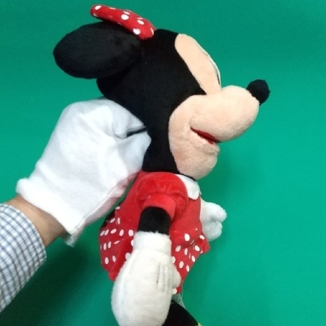 ミッキー&ミニーマウスハンドパペット    エンタメ/ホビーのおもちゃ/ぬいぐるみ(キャラクターグッズ)の商品写真