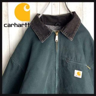 carhartt - 【最高のくすみ】カーハート☆ワンポイント 襟コーデュロイ