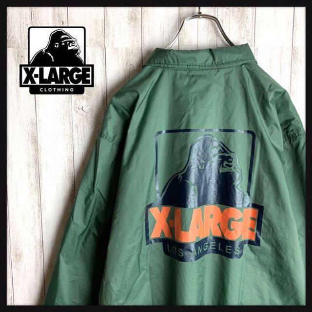 90s XLARGE エクストララージ プルオーバーナイロンジャケット 旧タグ