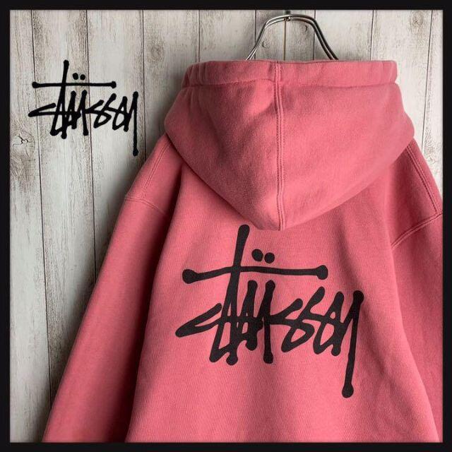 STUSSY - 【希少カラー】ステューシー☆人気バックプリント パーカー ...