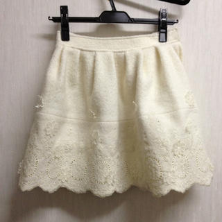 リズリサ(LIZ LISA)の刺繍スカラップスカート(ミニスカート)