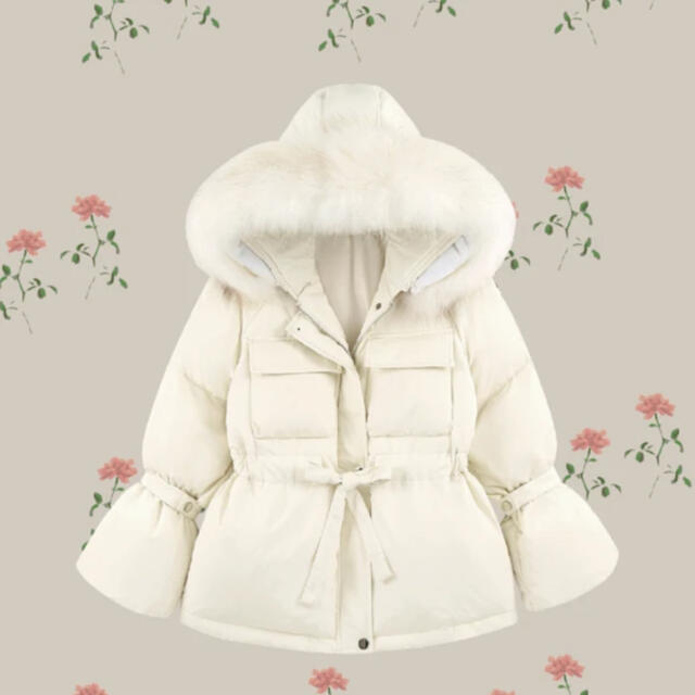 レディースラポメ★LA POMME★ PUFF BELTED DOWN COAT