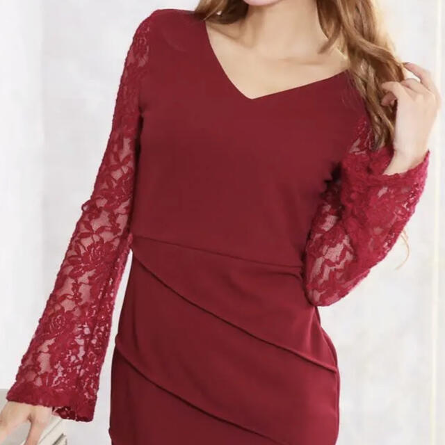 dazzy store(デイジーストア)のキャバドレス　赤ミニドレス レディースのフォーマル/ドレス(ミニドレス)の商品写真