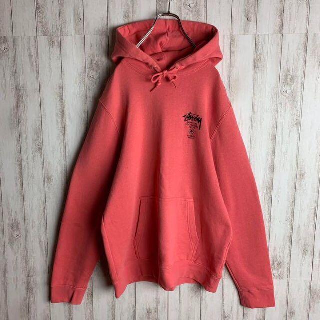 STUSSY - 【希少カラー】ステューシー☆人気バックプリント パーカー