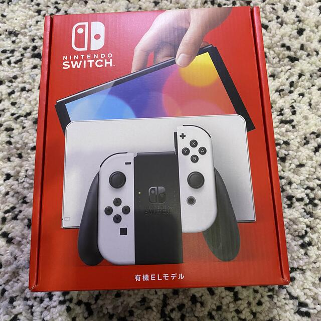 いただきま 【新品未使用】任天堂Switch有機EL(店舗印あり) ースイッチ