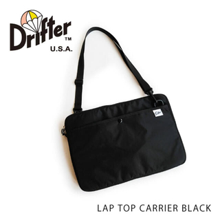 Drifter ドリフター　ラップトップPCケース　2way ブラック(その他)