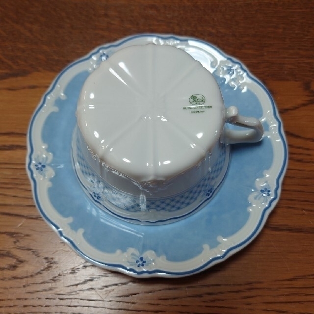 Rosenthal(ローゼンタール)の【発送可能】フッチェンロイター(ドイツ製)　ペア カップ&ソーサー インテリア/住まい/日用品のキッチン/食器(食器)の商品写真