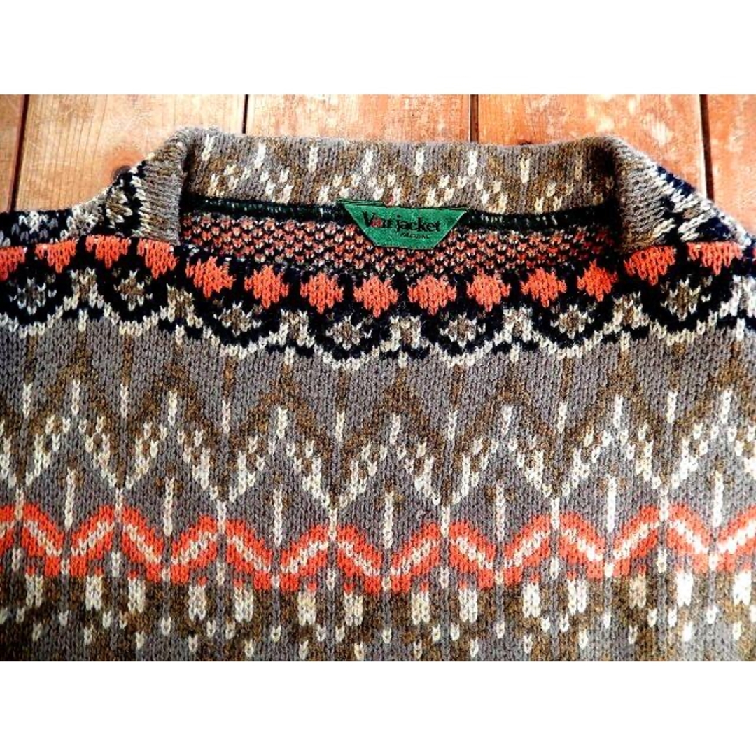 VAN Jacket - 1960 Vintage VAN JACKET Jacquard Sweaterの通販 VAN Jacket - 1960 Vintage VAN JACKET Jacquard Sweaterの通販