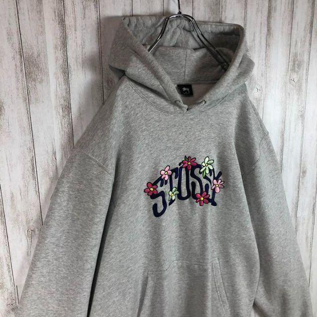 stussy パーカー 花柄 - メンズファッション